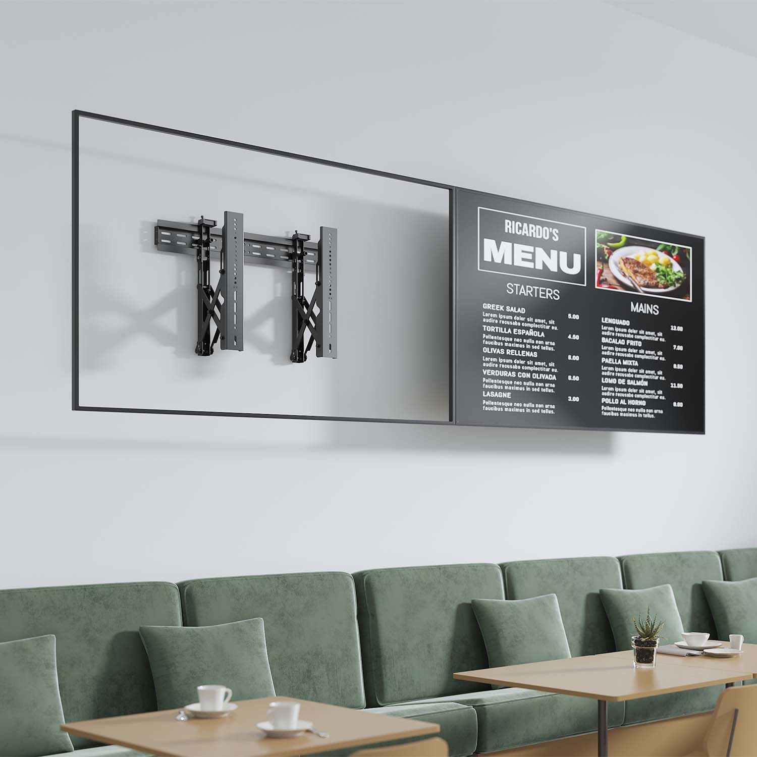 VW70TPO-199 - Soporte Pared AISENS VideoWall nivelable, 37-70