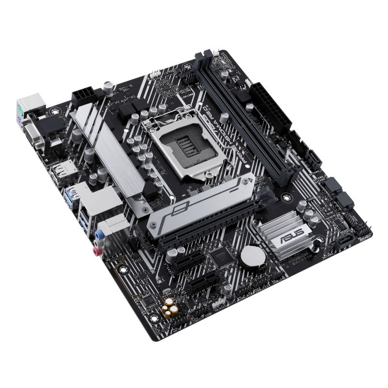 90MB1FP0-M0EAY0 - Placa base ASUS PRIME H510M-A R2.0: (1200) 2DDR4 SATA3 PCIe M.2 USB 2.0 USB-A 3.0 HDMI VGA DP PS/2 7.1 mATX Gigabit Ethernet
