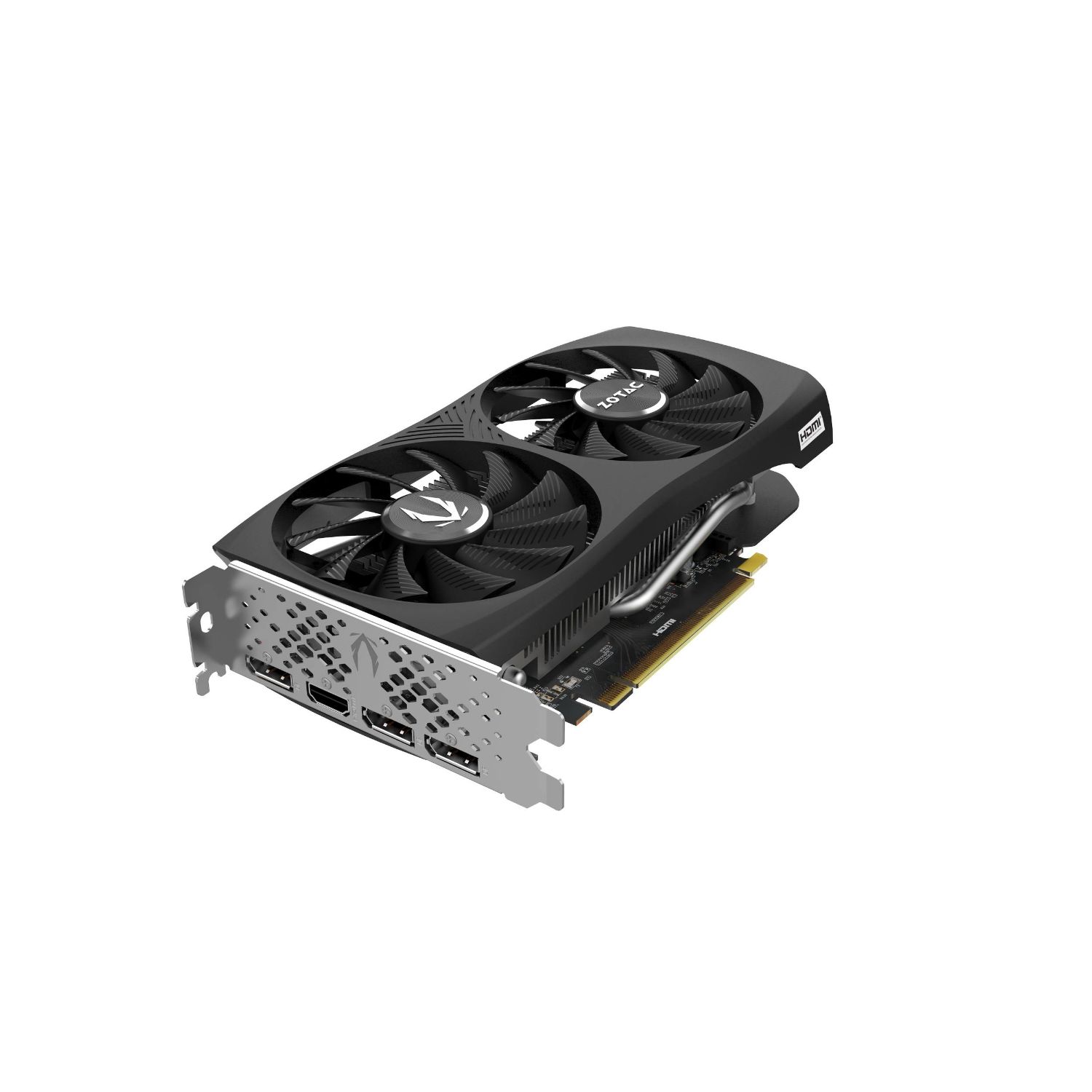 ZT-D40600E-10M - Zotac GeForce RTX 4060 Twin Edge 8Gb GDDR6 1xHDMI 3xDP PCIe 4.0 HDCP 2.3 OpenGL 4.6 (ZT-D40600E-10M)