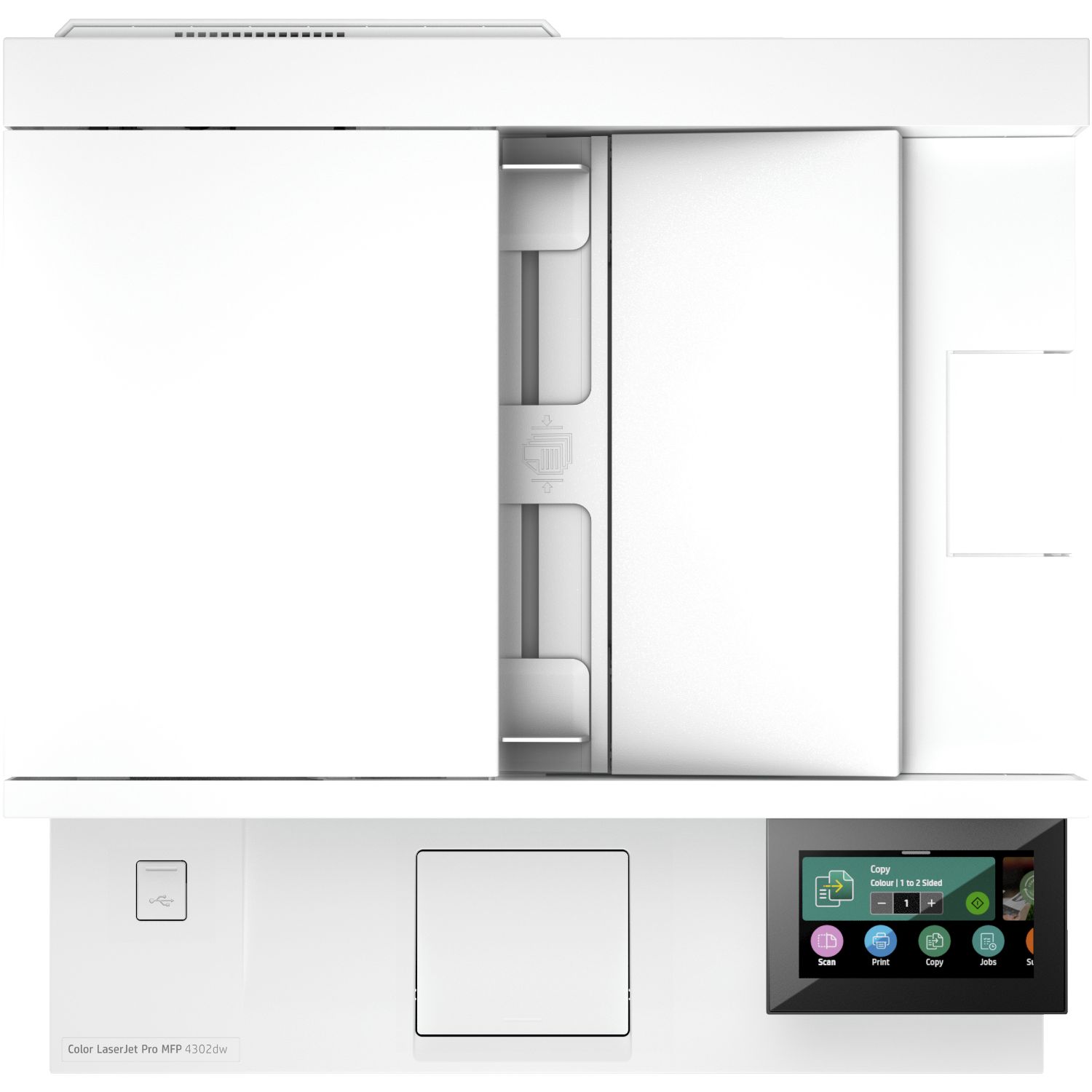 4RA83F - Multifuncin HP LaserJet Pro 4302DW A4 Color 2xUSB 2.0 1xUSB 3.0 ADF WiFi 4 Bluetooth Ethernet LAN Azul/Blanca (4RA83F)