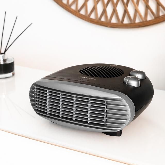 08250 - Calefactor CECOTEC ReadyWarm 2000 Max Horizon Black Termoventilador 2000W 3 Modos de Funcionamiento (08250)