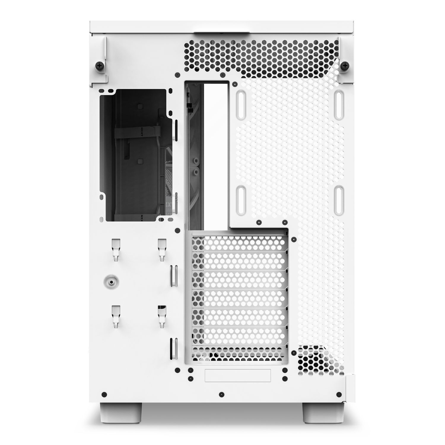 CC-H61FW-01 - Caja NZXT H6 Flow Panel Lateral de Cristal Templado 2xUSB-A 3.0 1xUSB-C 3.1 ATX mATX Mini-ITX Blanca (CC-H61FW-01)