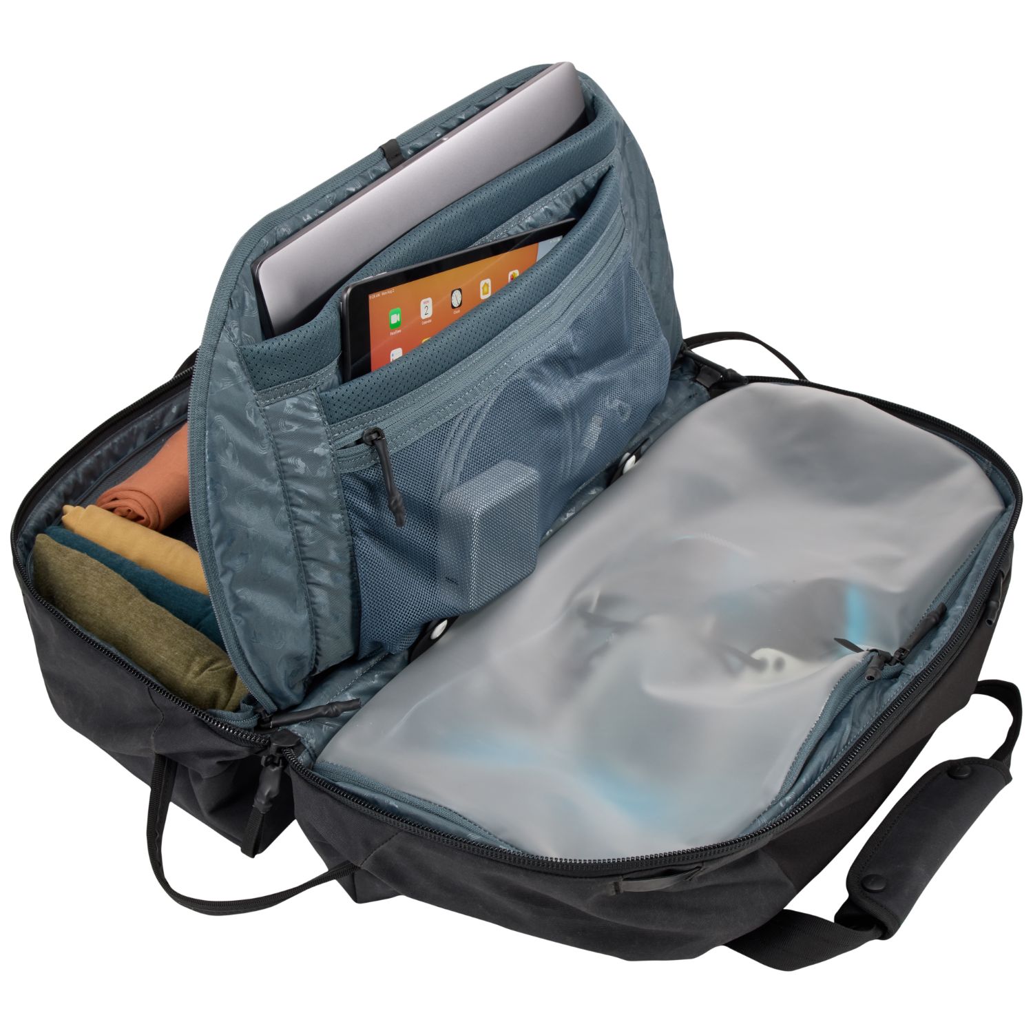 3204725 - Bolso de Mano THULE Aion Duffel Polister Bolsillo Exterior Tirante para Hombro Correa de Hombro Acolchada/Ajustable 35L Negro (3204725)