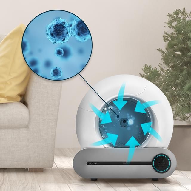 09567 - Arenero con autolimpieza CECOTEC Pumba 8000 CleanKitty Smart, triple sistema de desodorizacin, control por wifi(09567)