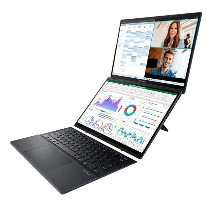 90NB12U1-M00CH0 - Porttil ASUS ZenBook Duo OLED UX8406MA-PZ255W Intel Ultra 9-185H 32Gb 1Tb SSD Cmara Frontal FHD Cmara Infrarroja (IR) 14