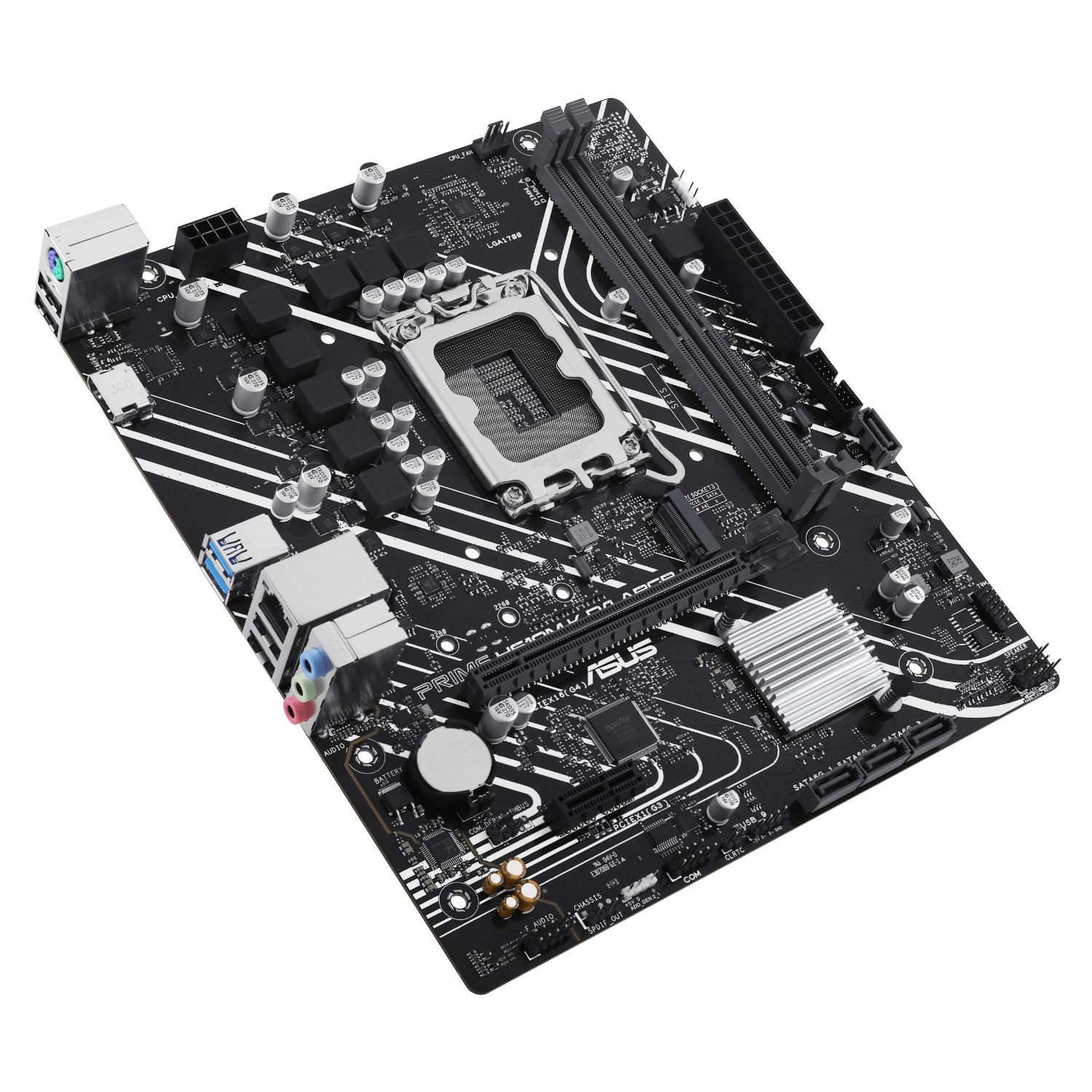90MB1HN0-M0EAY0 - Placa base ASUS PRIME H610M-K D4 ARGB: (1700) 2DDR4 M.2 SATA3 USB 2.0/3.0 HDMI RJ45 PS/2 7.1 mATX Gigabit Ethernet