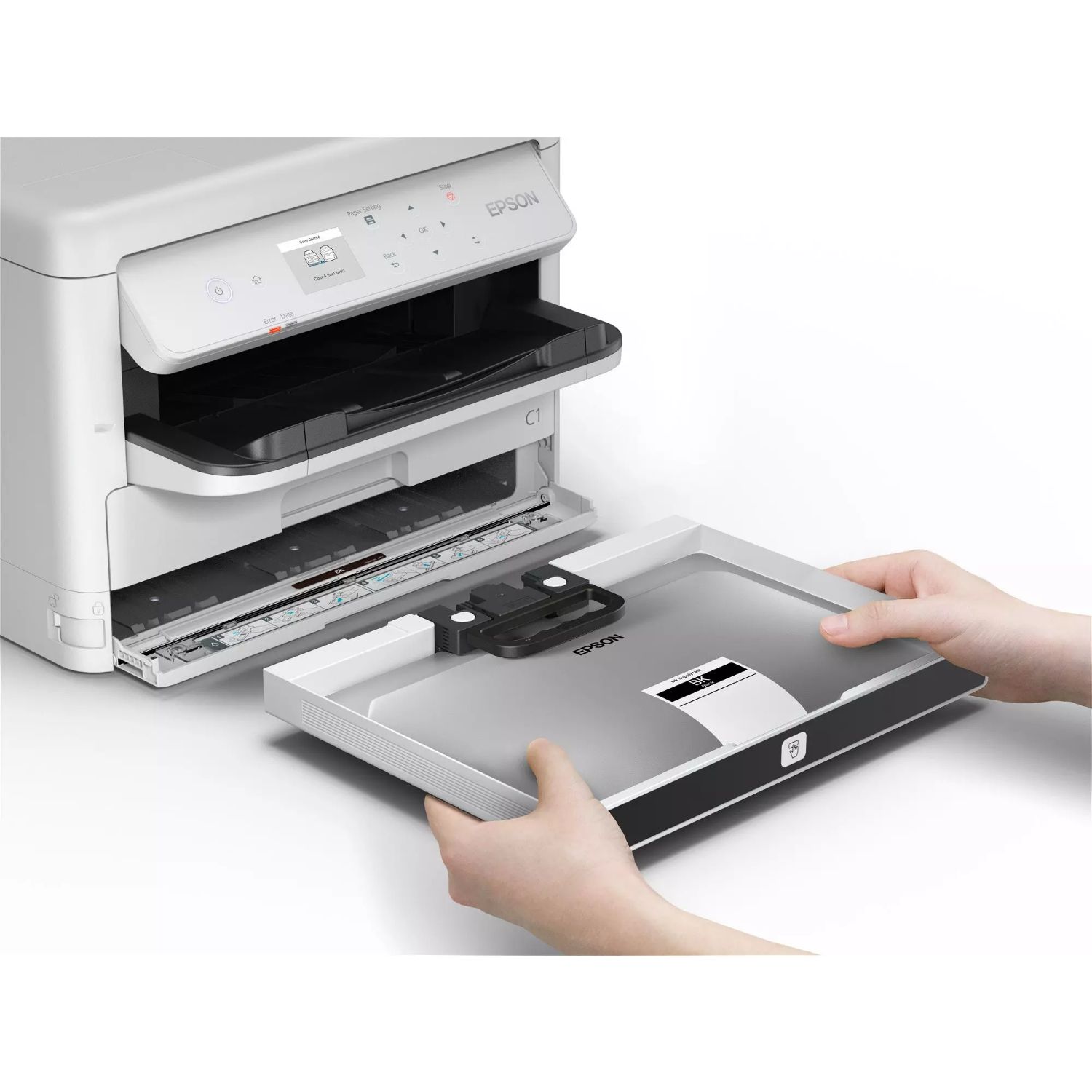 C11CK77401 - Impresora Epson WF-M5399DW A4 B/N Blanca (C11CK77401)