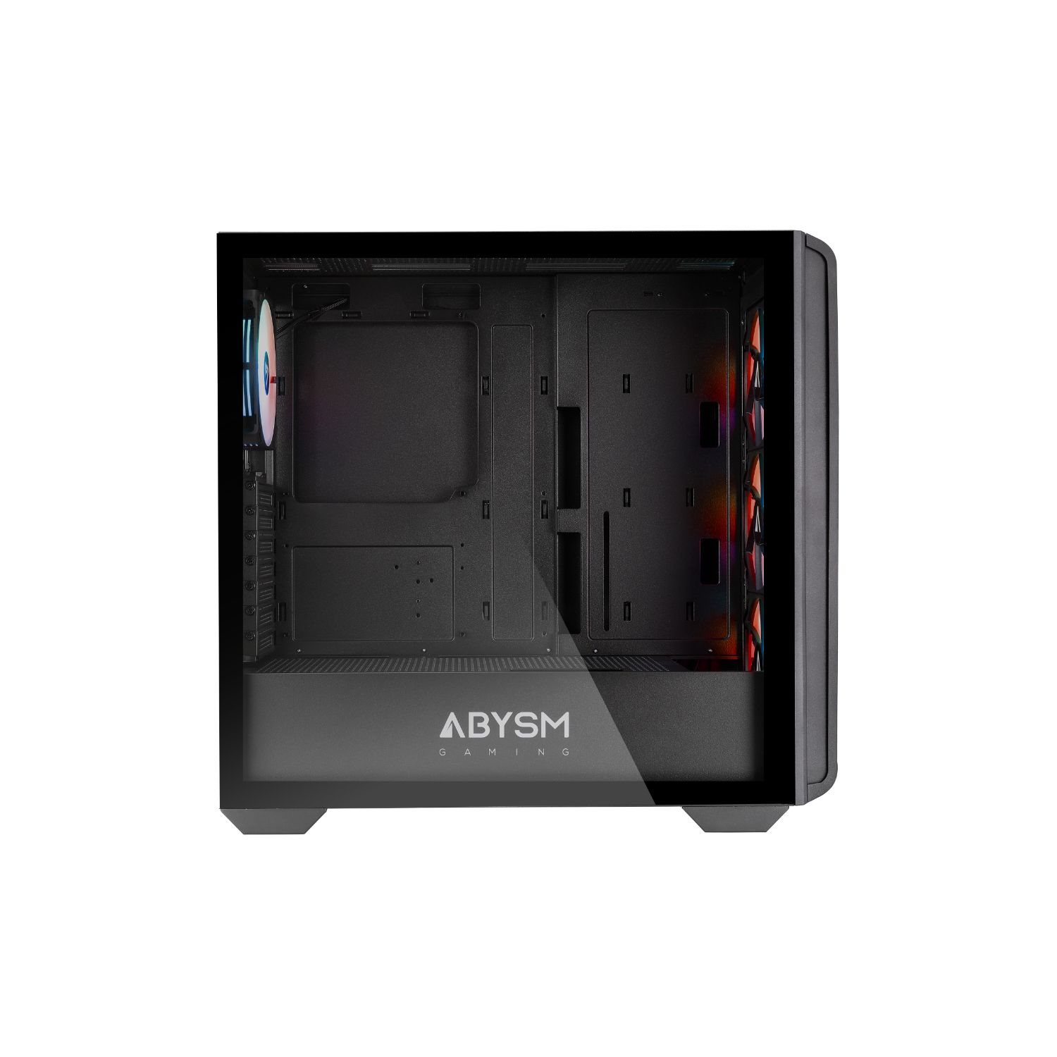 AB123012 - Caja Gaming Abysm Danube Kamp BX300 Ventana Lateral de Cristal Templado ARGB 1xUSB-A 3.0 1xUSB-C 3-1 ATX ITX mATX Negra (AB123012)