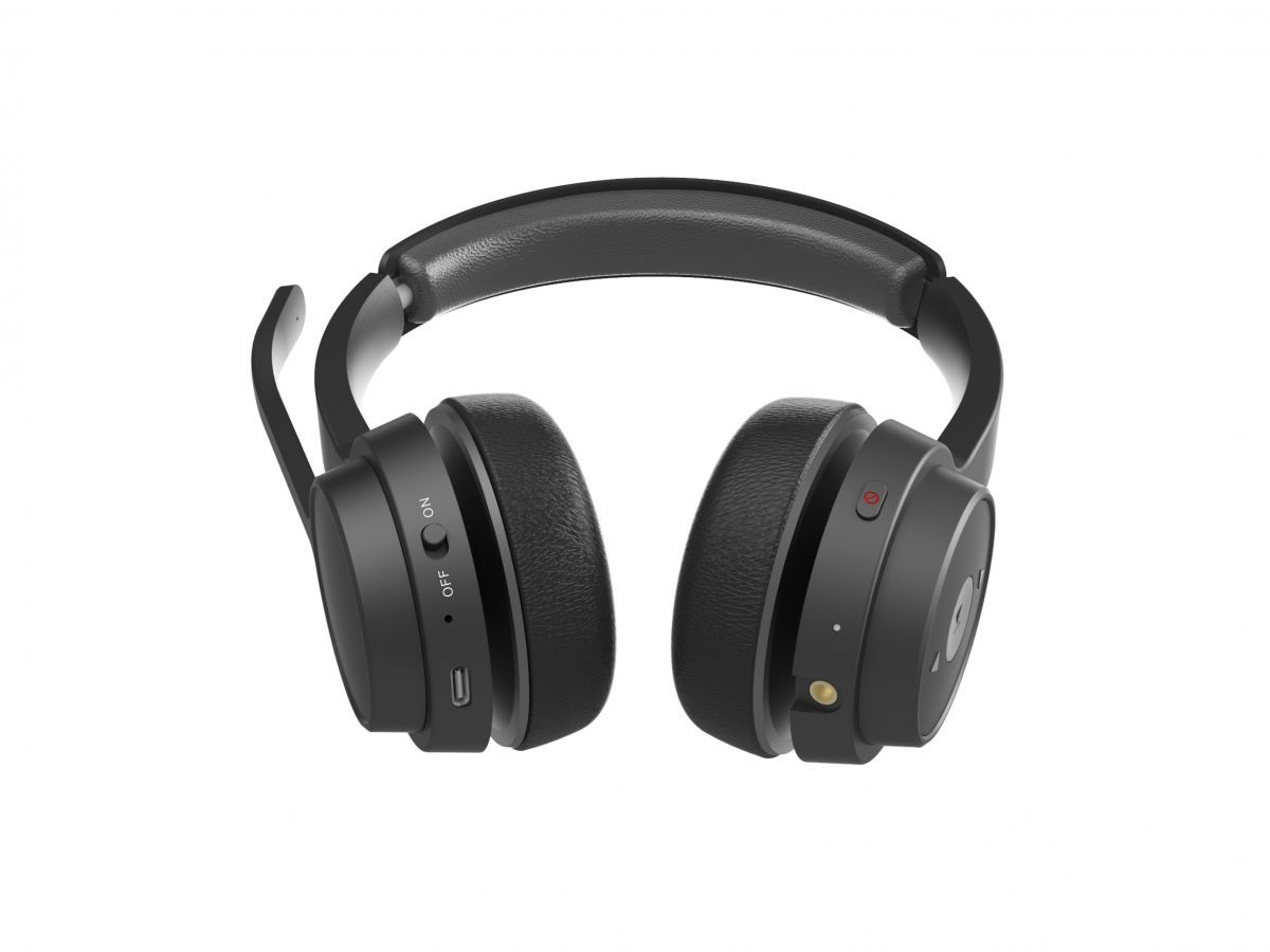 POLONA04B - Auriculares+Micr�fono CONCEPTRONIC Supraurales Binaurales Bluetooth 5.2 USB-C 3.5mm Negros (POLONA04B)