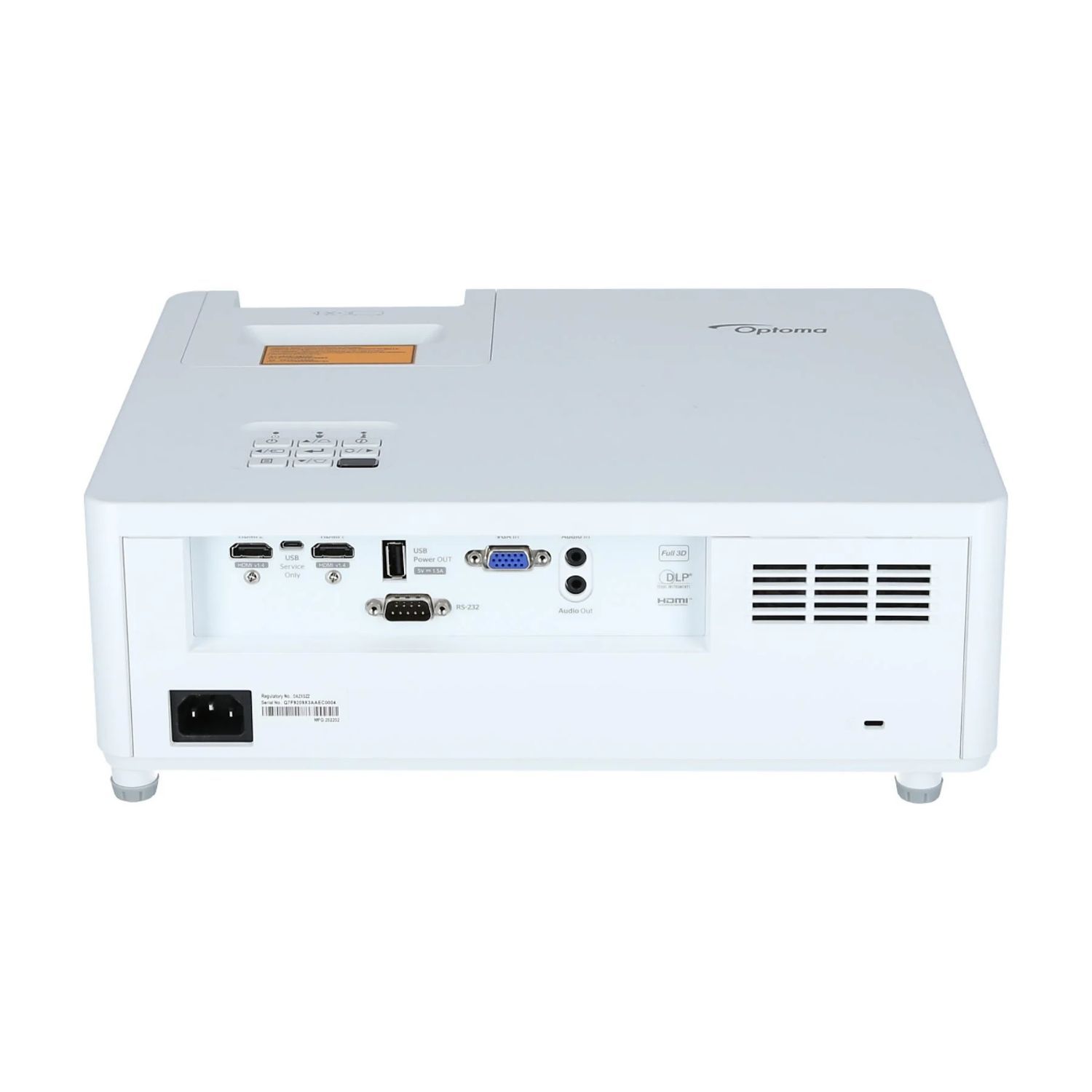 E9PD7F930EZ1 - Proyector Optoma ZX300 Lser 4:3 DLP XGA 3500L FHD 3D USB 2.0 VGA HDMI RS232 Blanco (E9PD7F930EZ1)