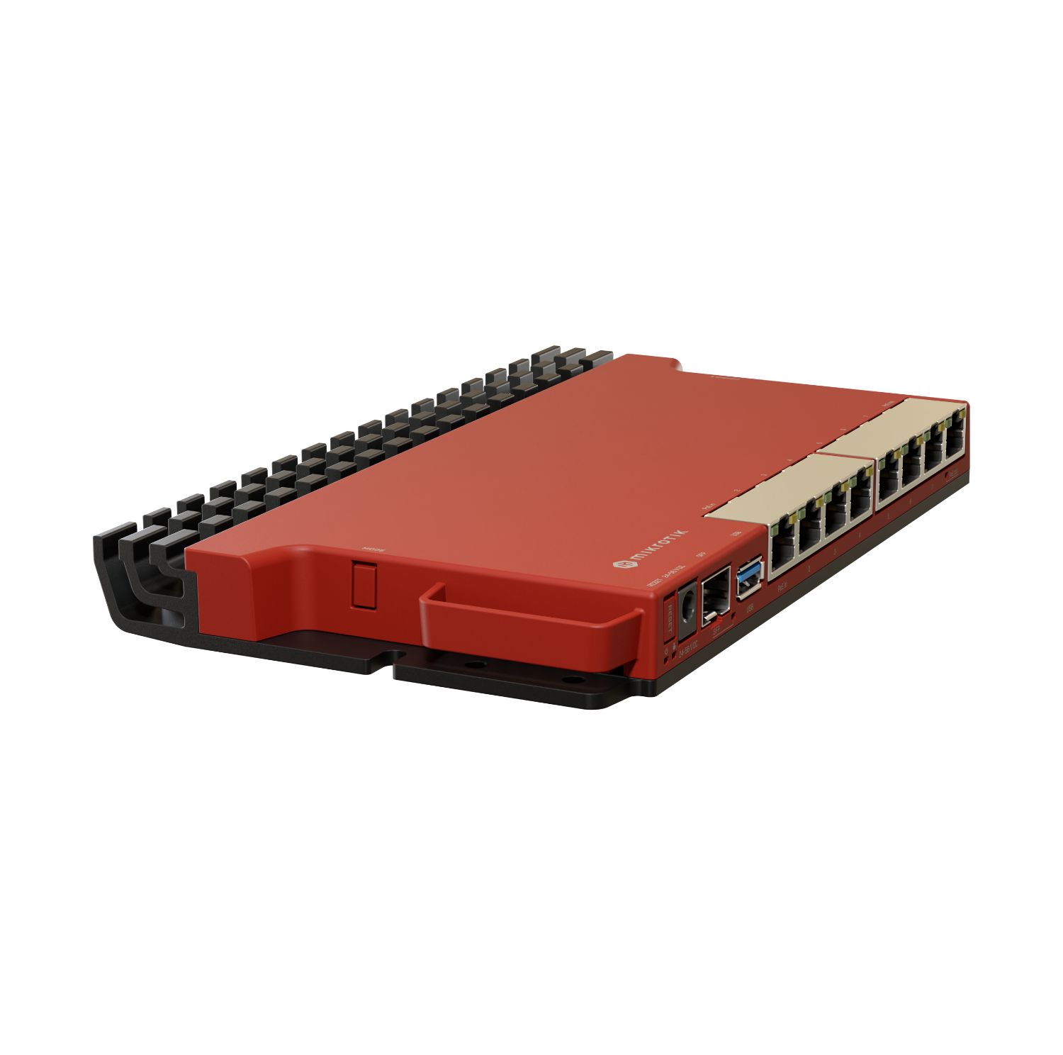 L009UiGS-RM - Router Mikrotik 8xRJ45 GbE 1xSFP 2.5GbE 1xUSB PoE Rojo (L009UiGS-RM)