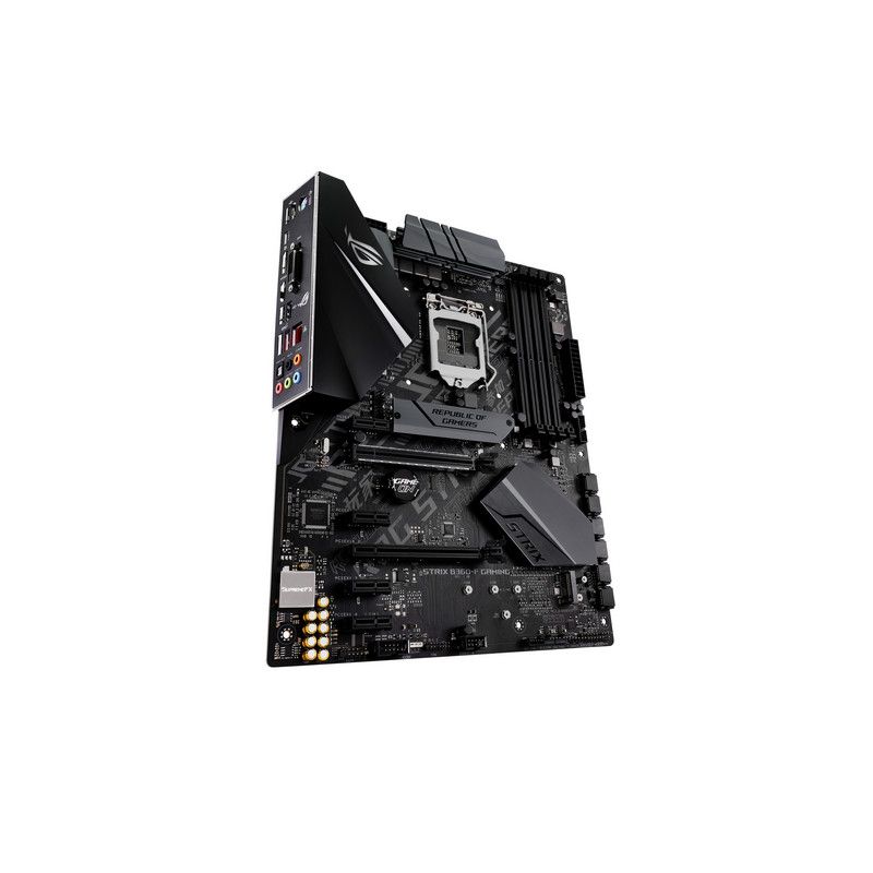 OUT8979 - ASUS ROG STRIX B360-F GAMING:(1151) 4DDR4 HDMI DVI ATX (OUT8979). Buen estado. Marcas de uso. Bulk. Sin accesorios. Con chapa. (OUTLET)