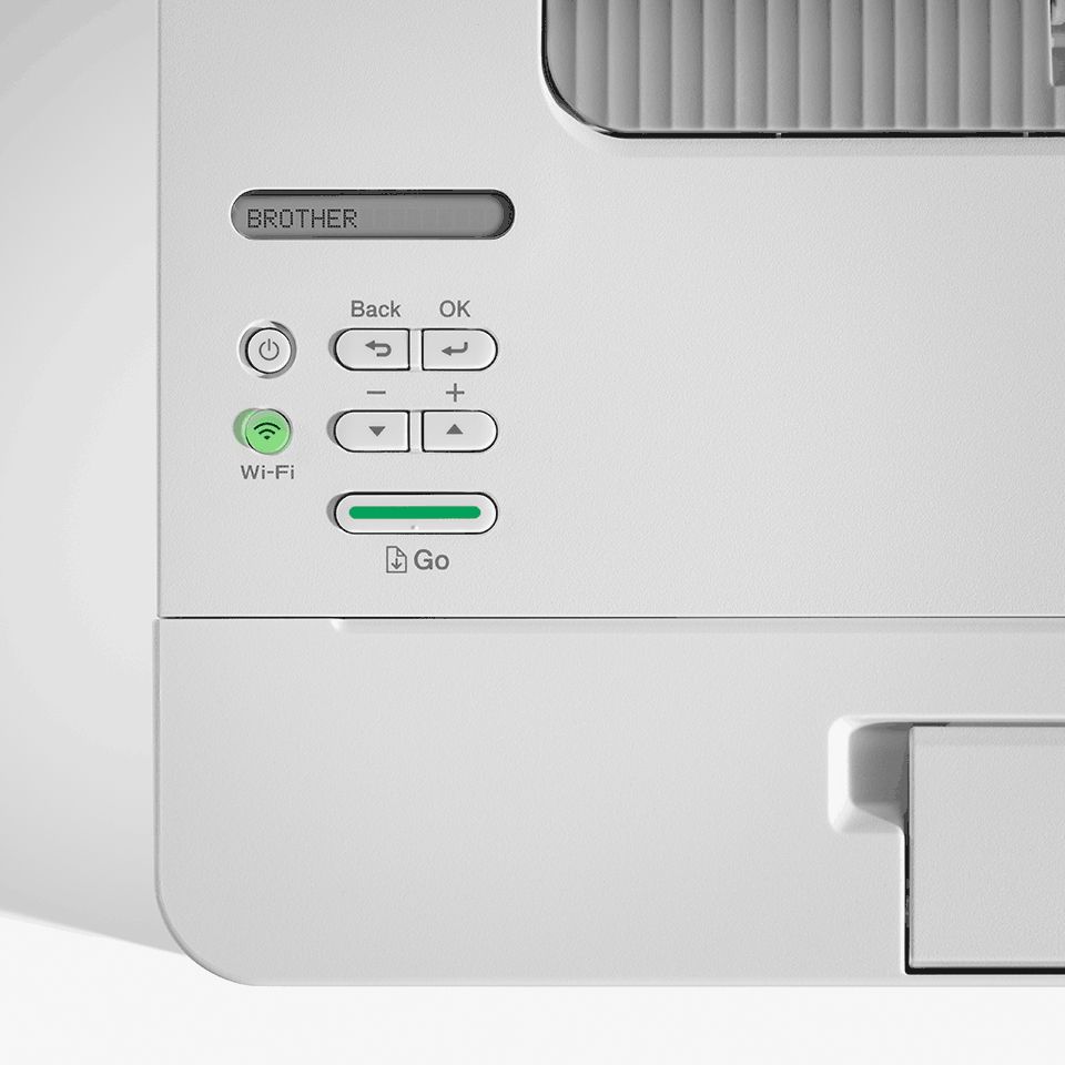 HLL2865DW - Impresora Laser Brother Pantalla LCD A4 B/N USB WiFi Ethernet 10/100 Dplex Blanca (HL-L2865DW)