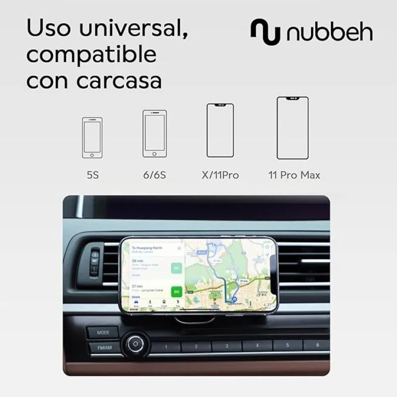 NBCARHOLDMAGNETB1 - Soporte de Coche Universal NUBBEH Magntico Smartphone 4