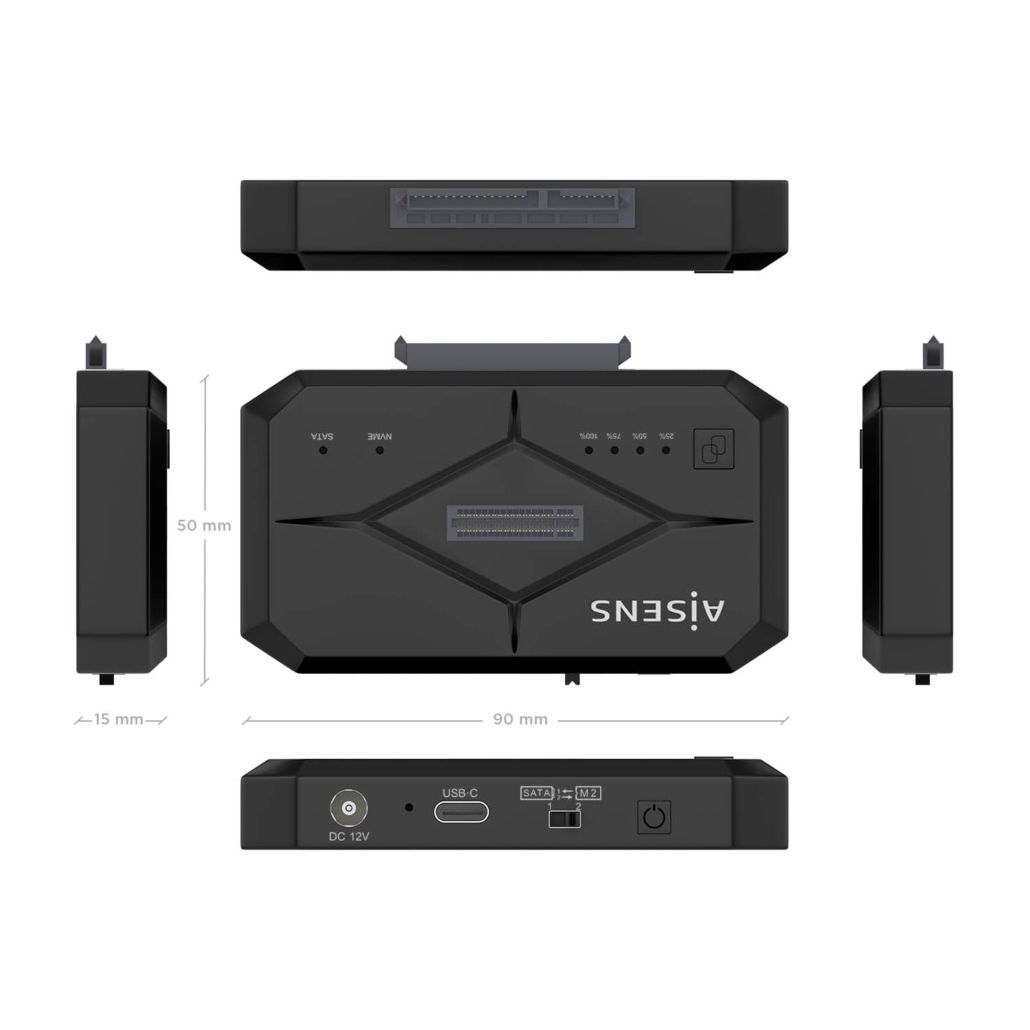 ASDS-M2SATA04B - Dock Station AISENS SATA 2.5