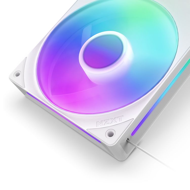 RF-U24HF-W1 - Ventilador CPU NZXT 2x120mm RGB Blanco (RF-U24HF-W1)