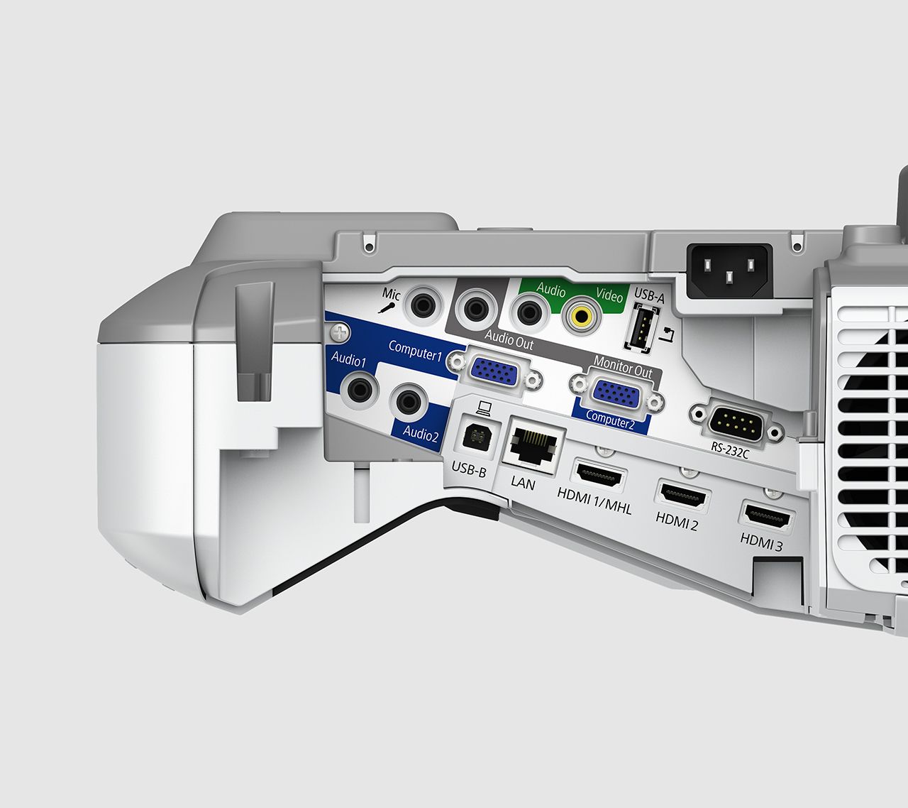 V11H744040 - Proyector Epson EB-685W Alcance Ultracorto 16:10 3LCD WXGA 3500L HD 2xUSB 2.0 3xVGA 3xHDMI 1xRS232 Blanco/Gris (V11H744040)