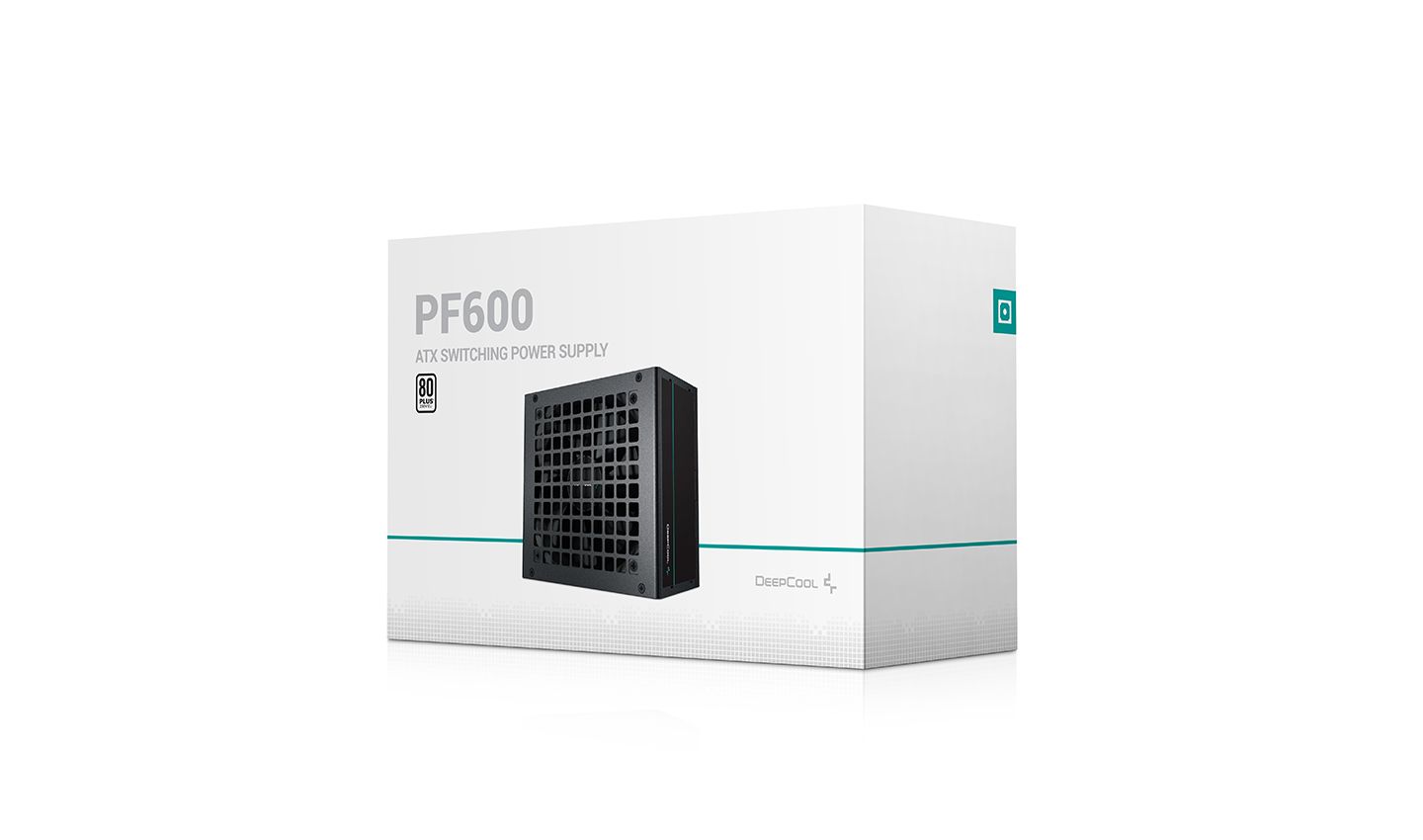 R-PF600D-HA0B-EU - Fuente DeepCool ATX 600W 85% 120mm 20+4 pin ATX SATA EPS PCIe 80 Plus White Negra (R-PF600D-HA0B-EU)