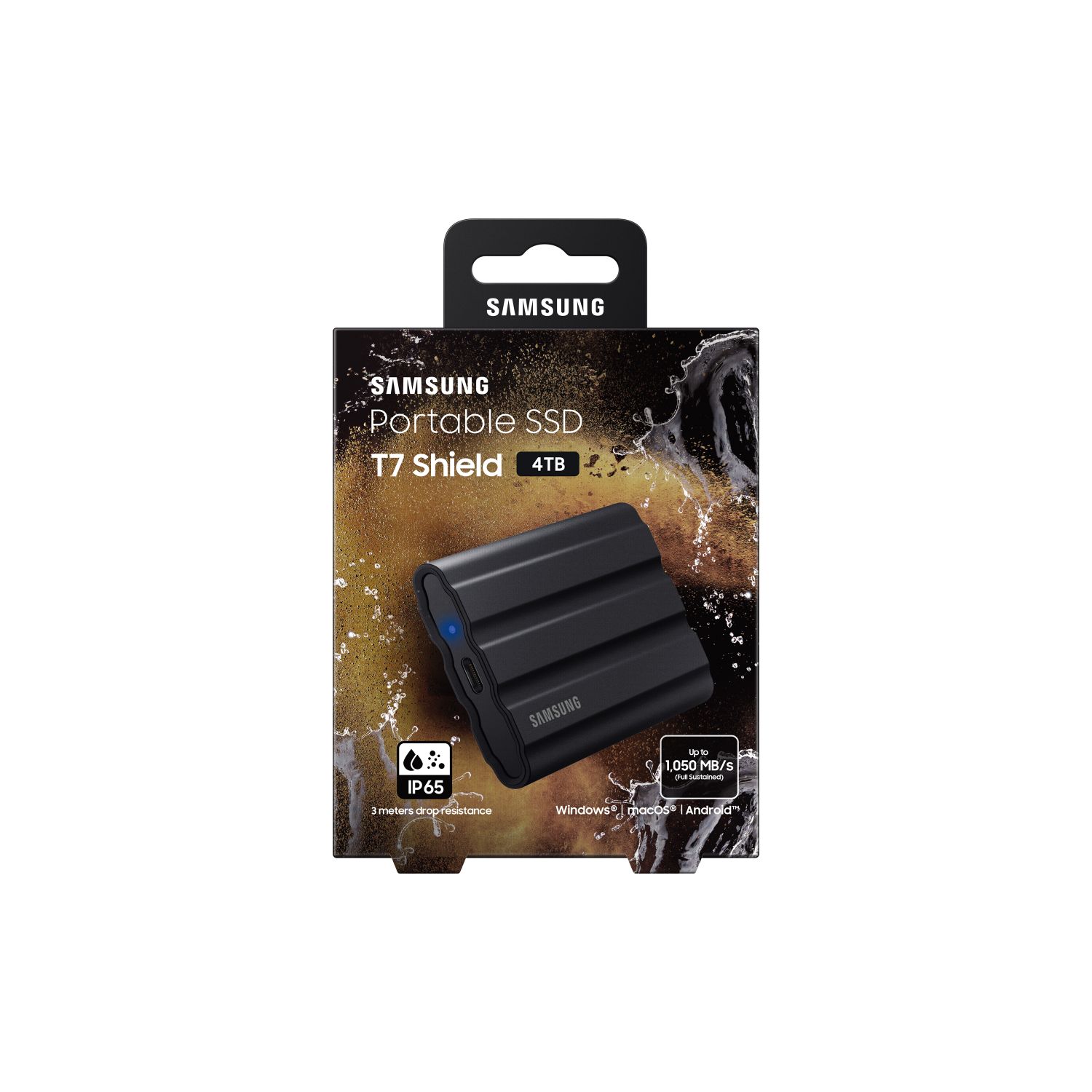 MU-PE4T0S/EU - SSD Samsung 7T 4Tb NVMe USB-C 3.2 Negro (MU-PE4T0S/EU)