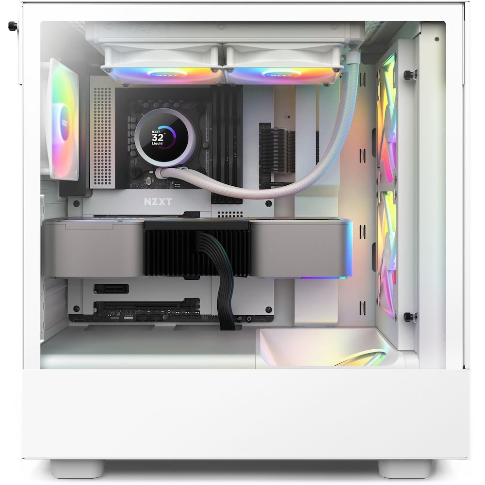 RL-KR240-W1 - Refrigeracin Lquida CPU NZXT Kraken Elite 240 LCD Multisocket 2x120mm RGB Blanca (RL-KR240-W1)