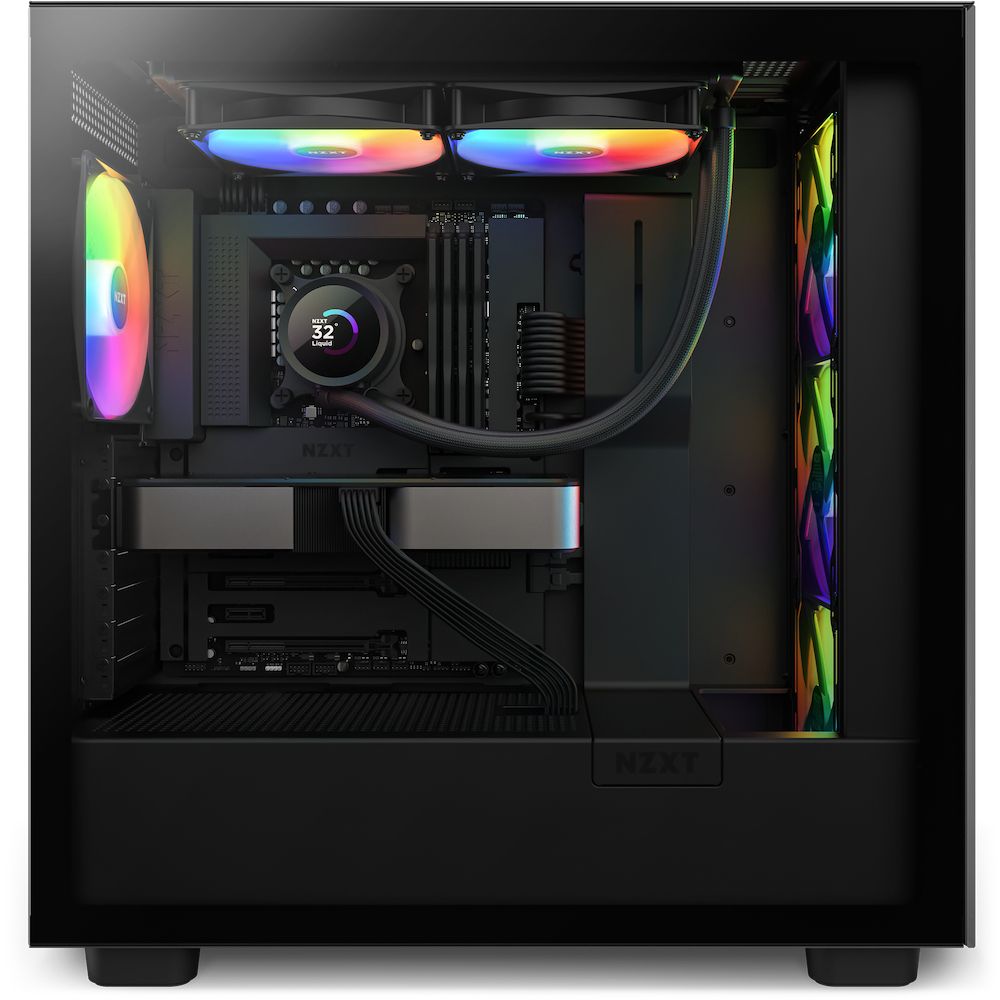 RL-KR280-B1 - Refrigeracin Lquida CPU NZXT Kraken Multisocket 280 2x140mm RGB LCD Negra (RL- KR280-B1)
