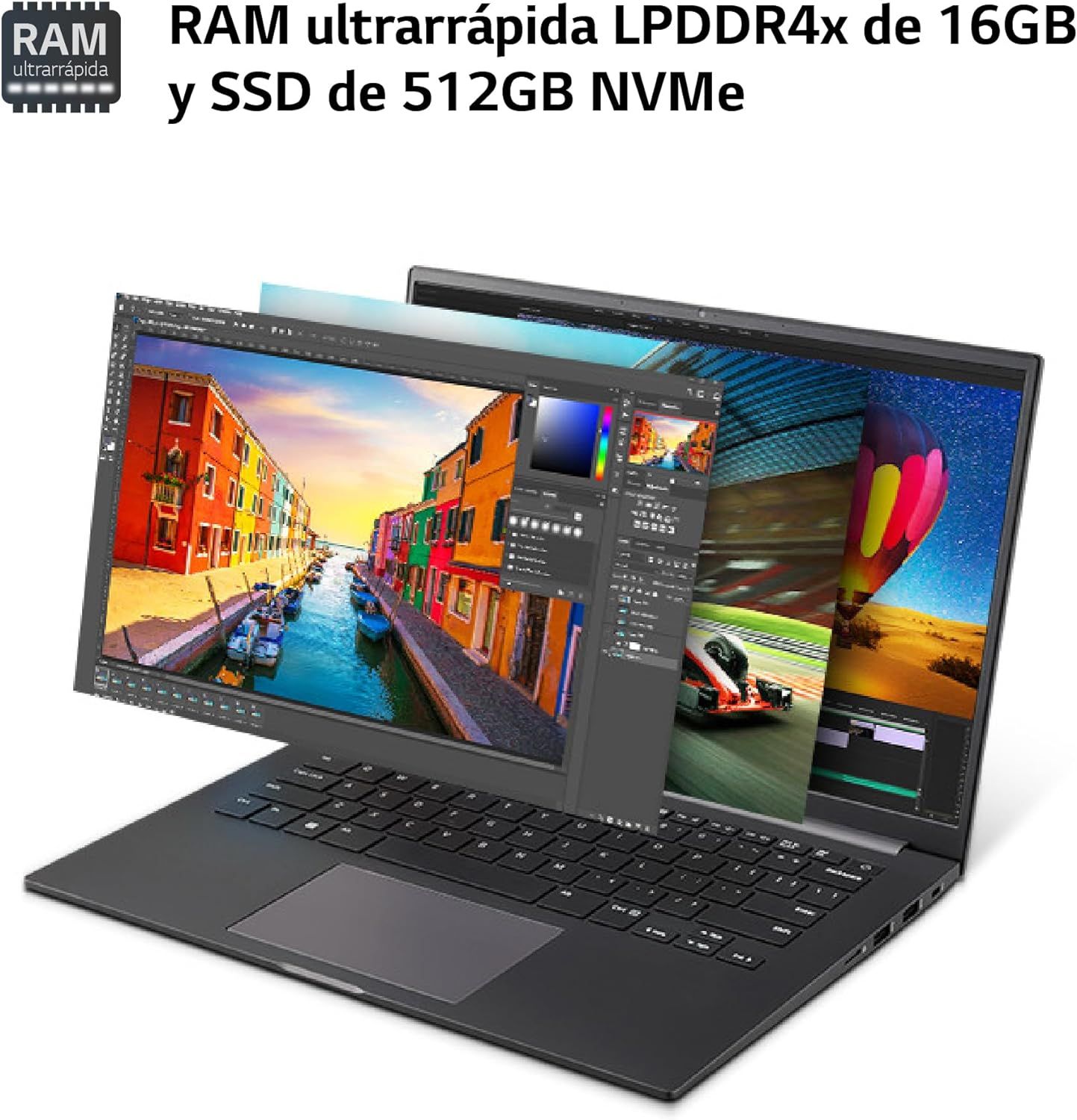 16U70R-G.AA76B - LG Ryzen7 16Gb 512SSD 16