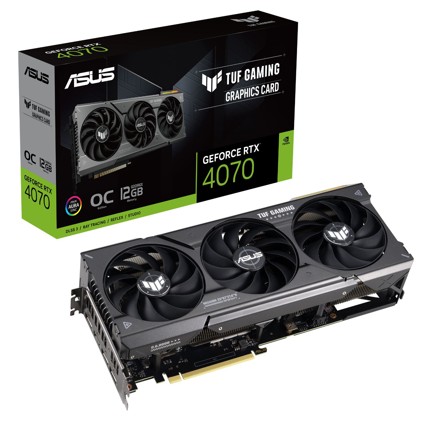 90YV0IZ0-M0NA00 - ASUS TUF-RTX4070-O12G-GAMING (90YV0IZ0-M0NA00)