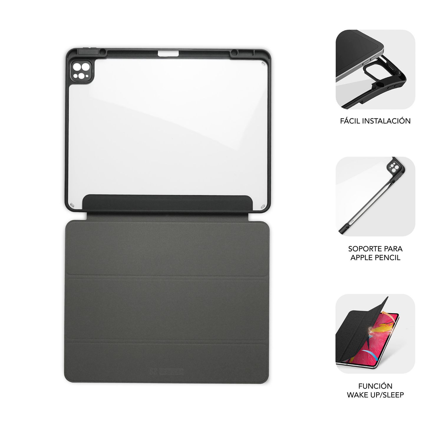 SUBCST-5SC400 - Funda SUBBLIM Clear Shock iPad Pro 11