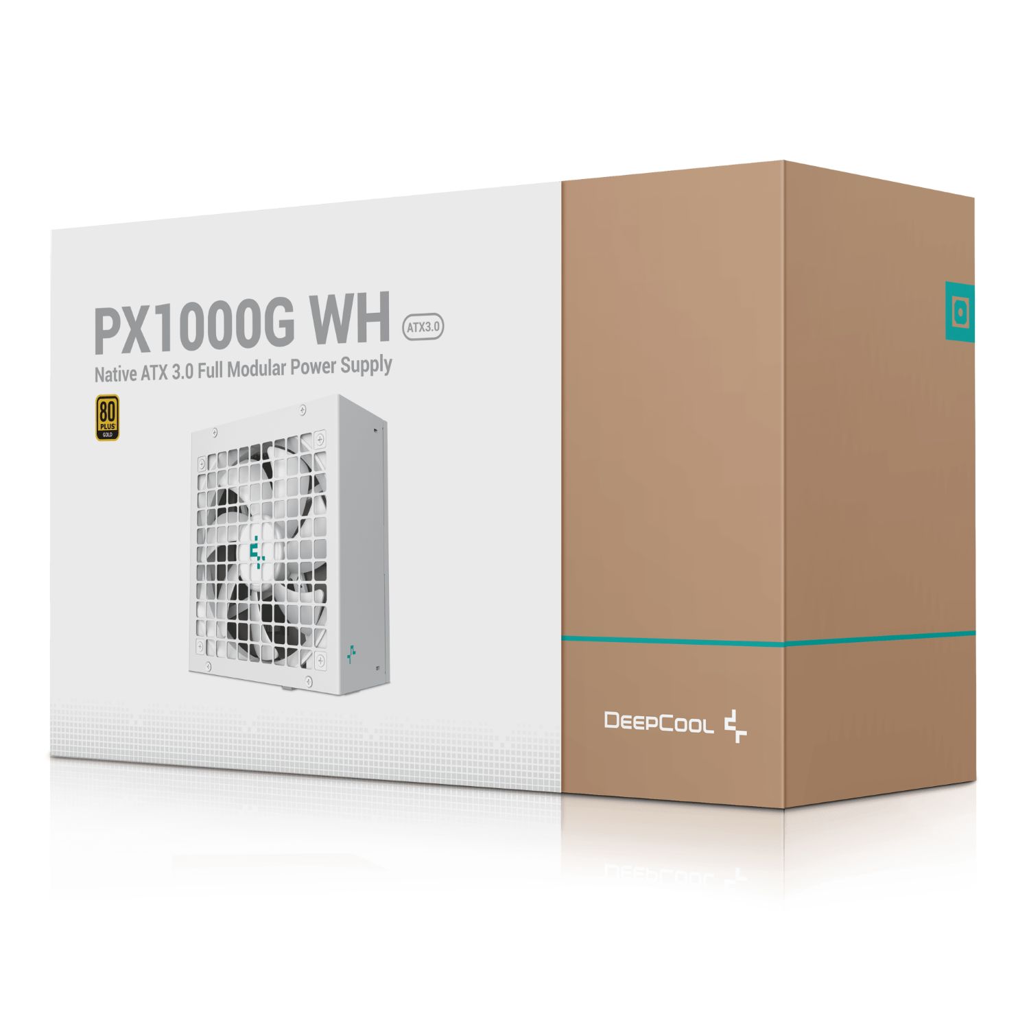 R-PXA00G-FC0W-EU - Fuente DeepCool PX1000G ATX 1000W PFC 135mm 20+4 pin ATX Molex SATA PCIe 80 Plus Gold Blanca (R-PXA00G-FC0W-EU)