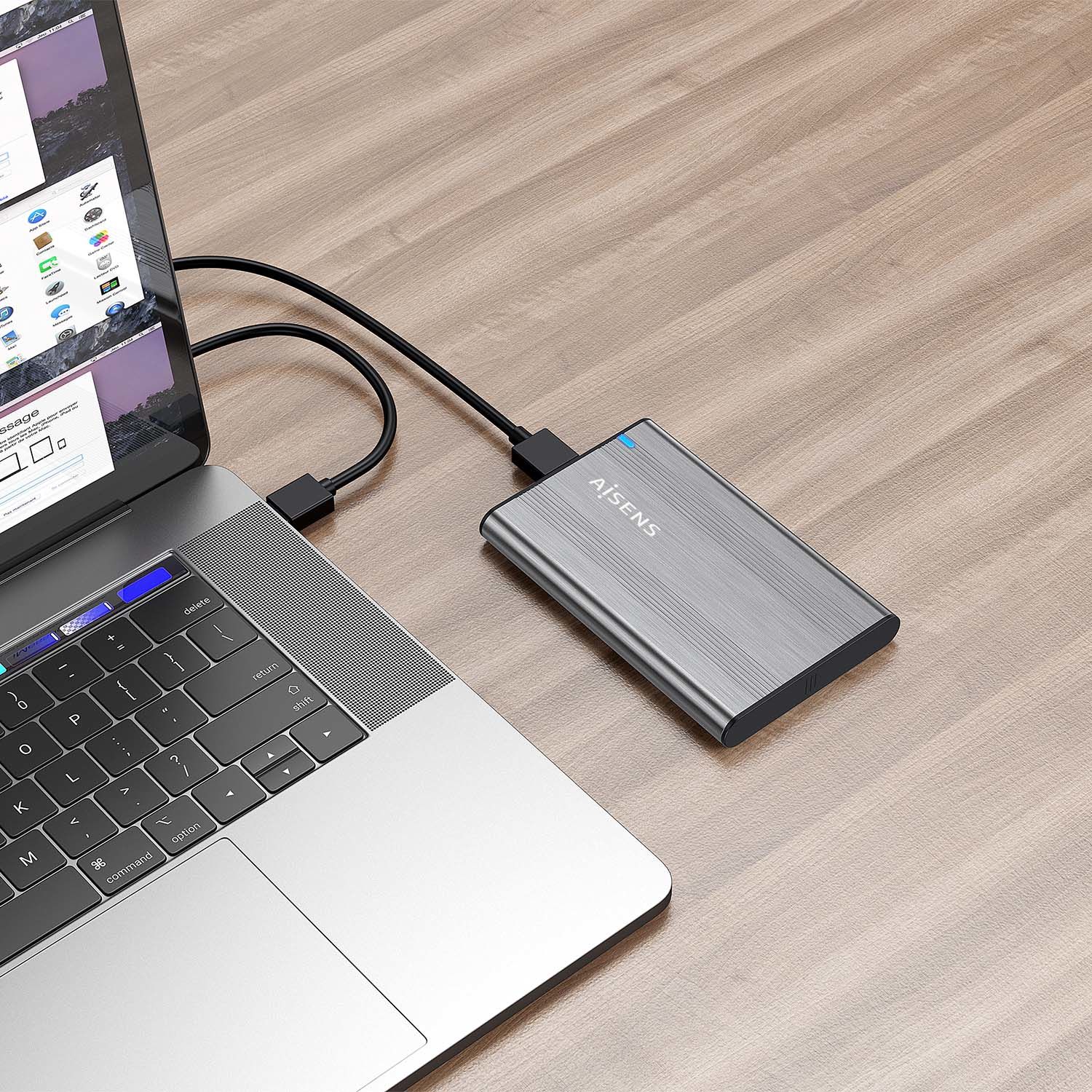 ASE-2526GR - Caja AISENS HDD 2.5