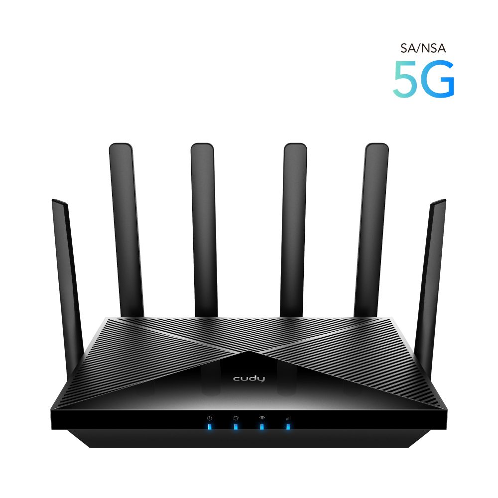 P5_EU - Router CUDY AX3000 WiFi 6 DualBand 4xRJ45 Ethernet LAN/WAN 5G Negro (P5)