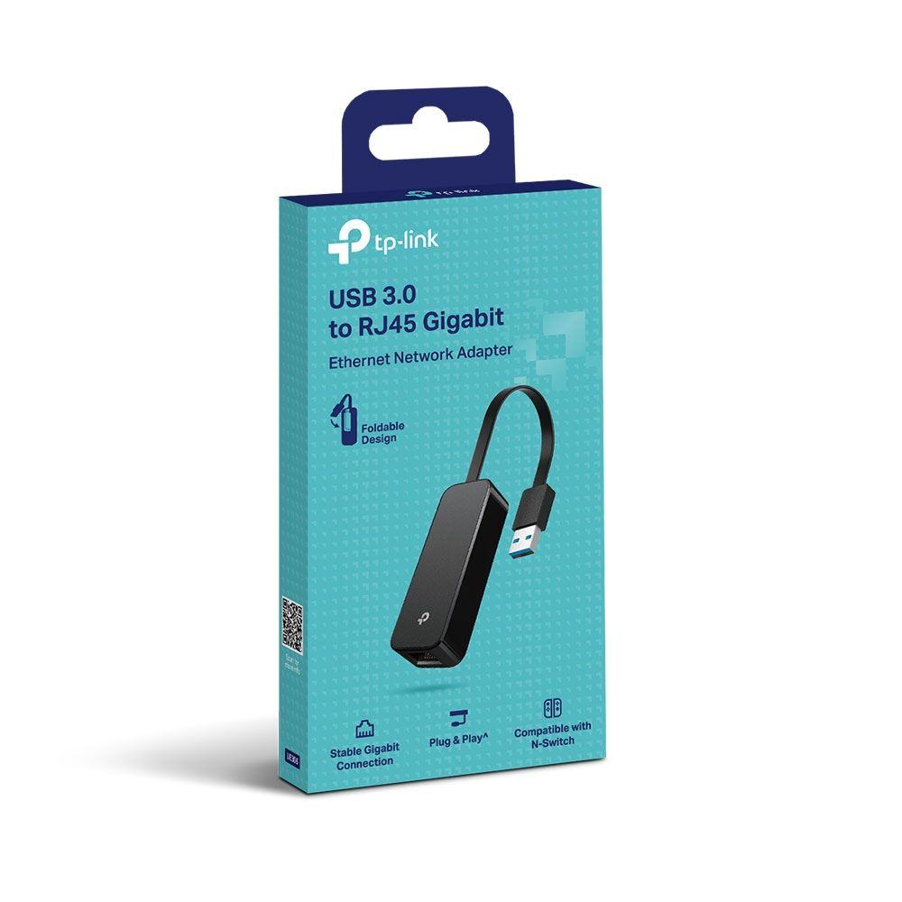 UE306 - Adaptador TP-Link USB 3.0 a Gigabit Ethernet Negro (UE306)