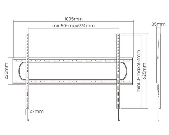 EQ650338 - Soporte Fijo EQUIP 60-120