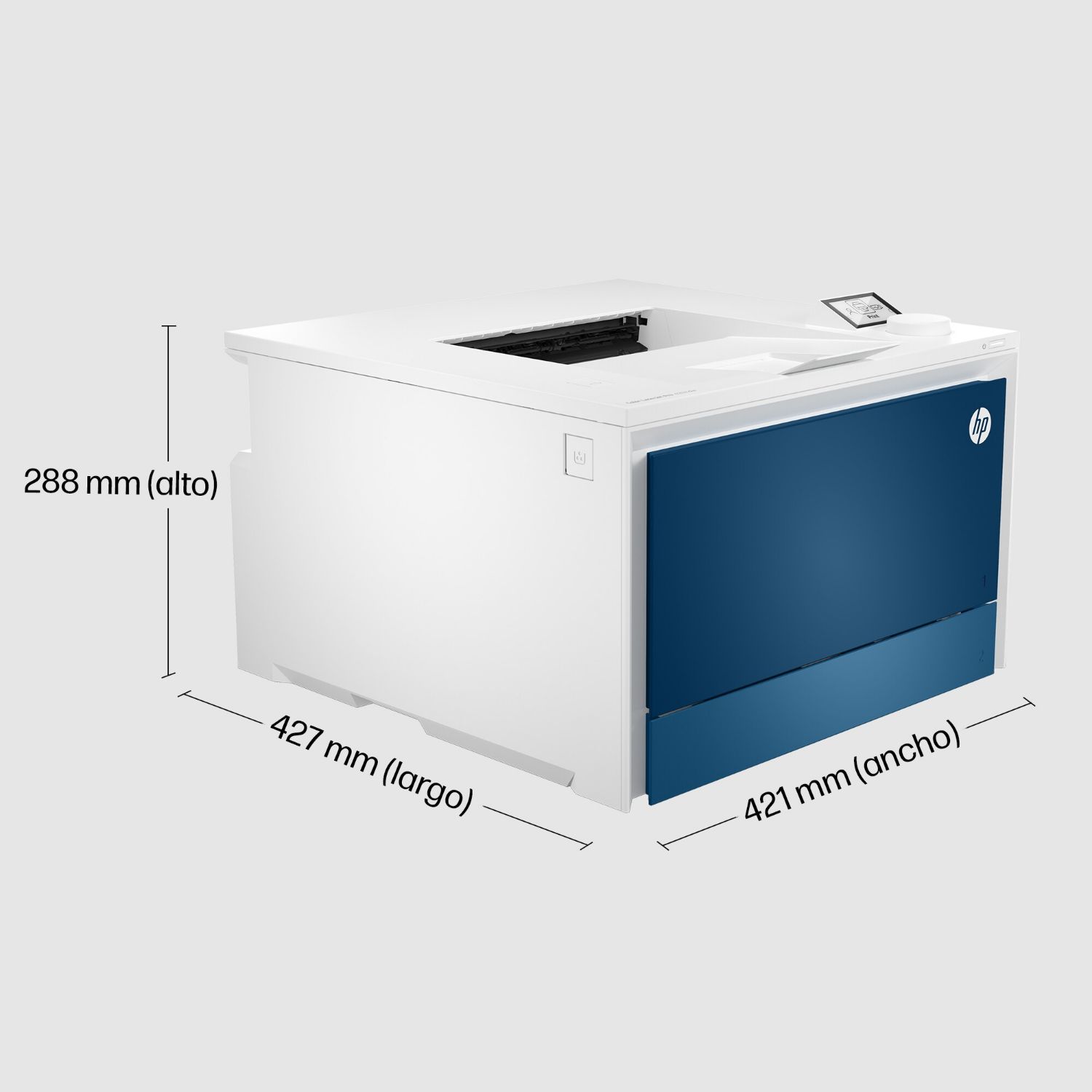 4RA88F - Impresora Laser HP LaserJet Pro 4202dw Pantalla LCD 600x600dpi A4 Color 3xUSB 2.0 WiFi Bluetooth Ethernet LAN GbE Dplex Azul/Blanca (4RA88F)