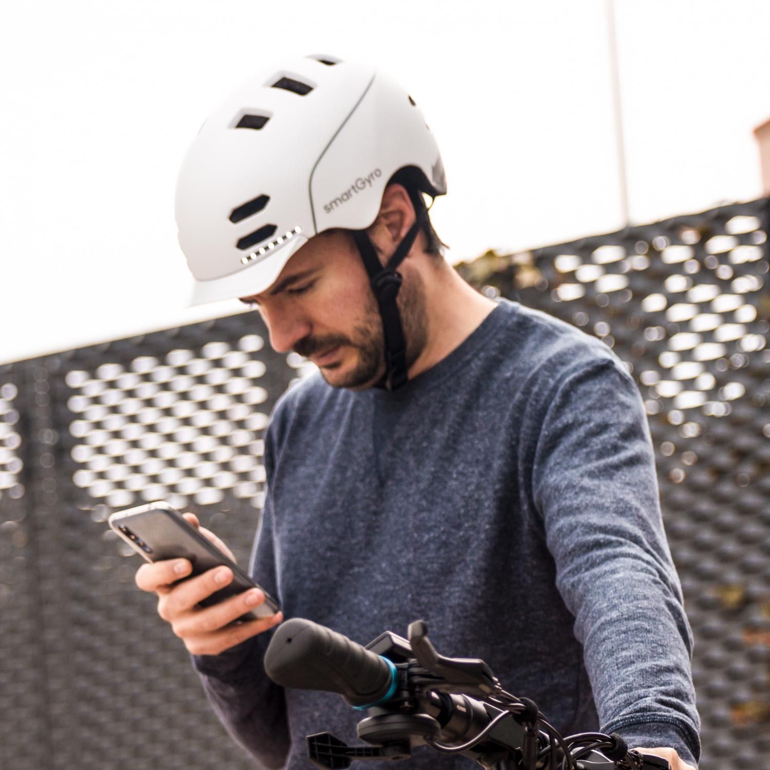 SG27-251 - Casco SmartGyro Helmet Tamao M Blanco (SG27-251)