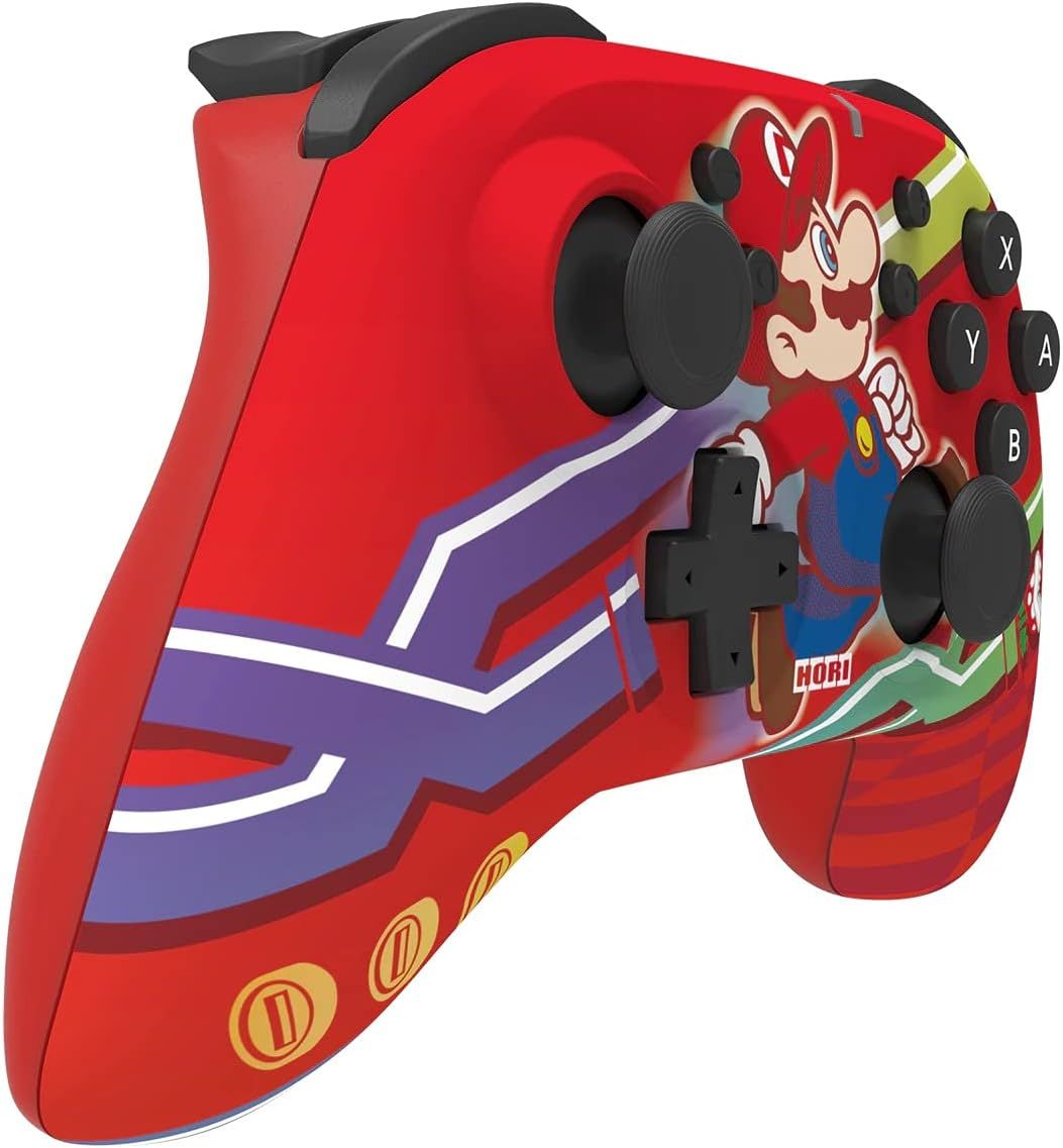 NSW-310U - Gamepad HORI Nintendo Switch Super Mario Analgico/Digital Bluetooth 5.0 Rojo (NSW-310U)