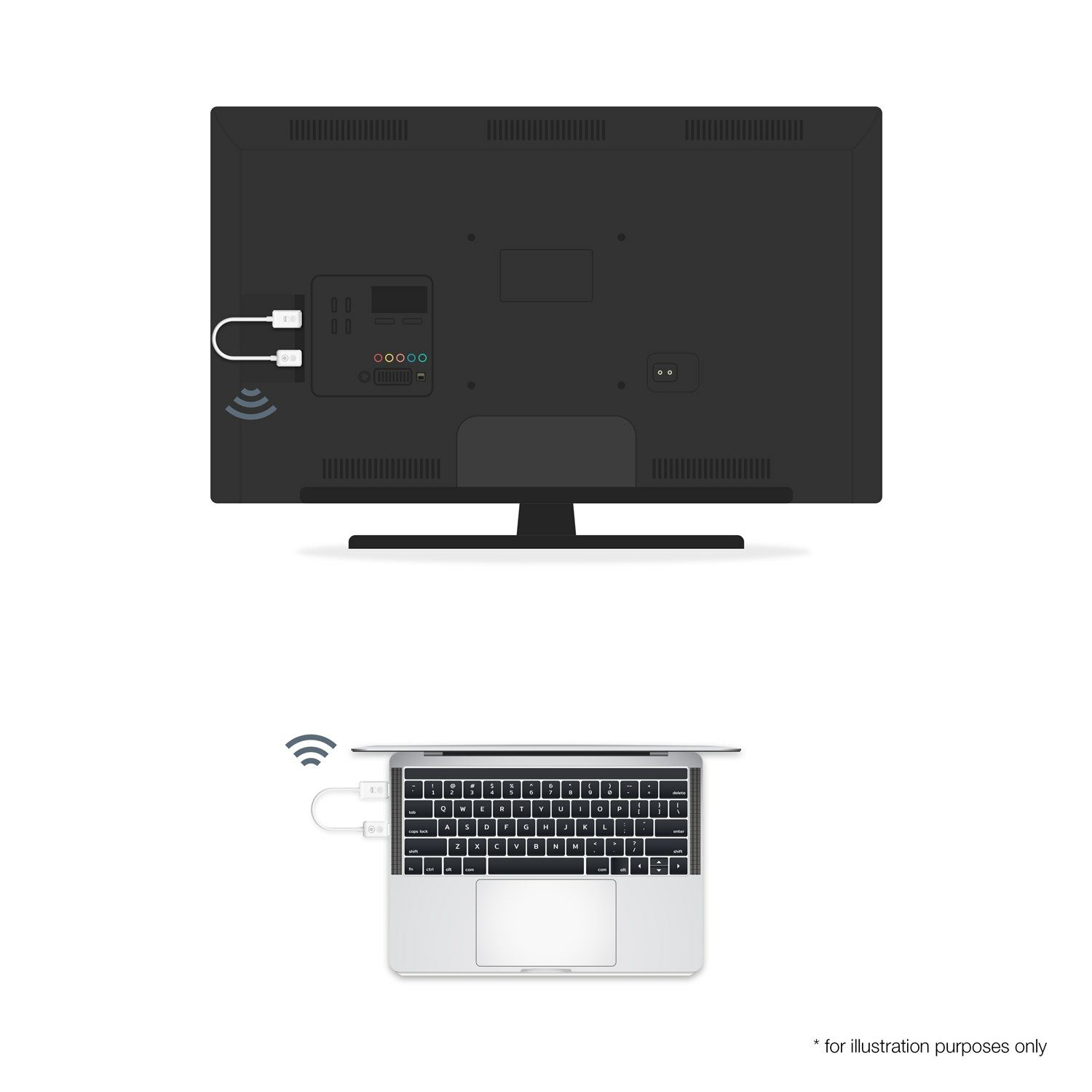 W3P00000011 - Adaptador Emisor/Receptor Optoma WHD211 Wireless Blanco (W3P00000011)