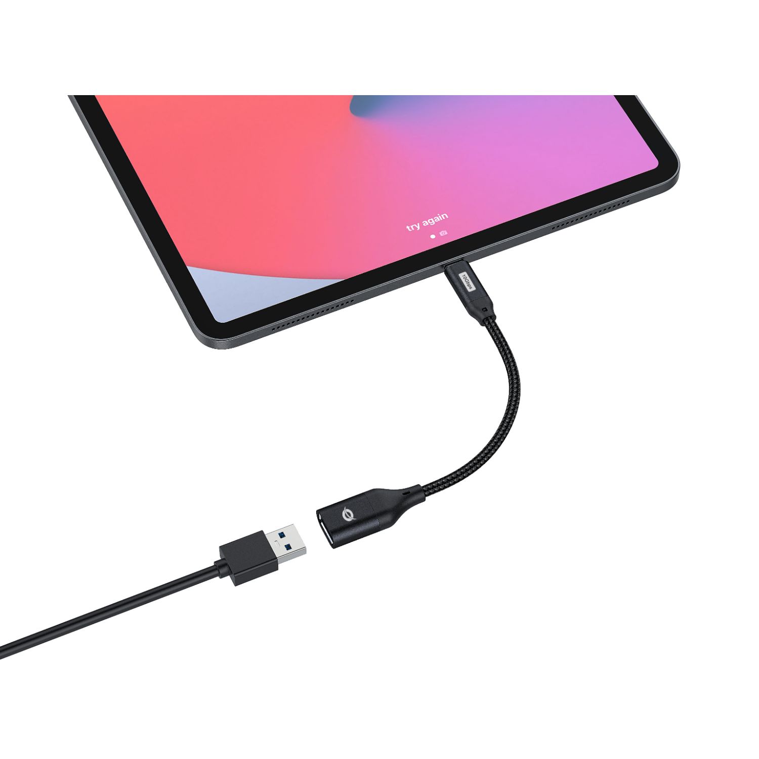 ABBY18B - Adaptador CONCEPTRONIC USB-C/M a USB-A/H Negro (ABBY18B)