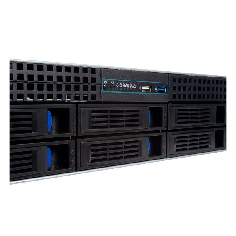 UK80.20.08 - Servidor Rack UNYKA HSW4208 G3 12Gb 2xUSB 3.0 Hot Swap 2U Negro/Plata (UK80.20.08)