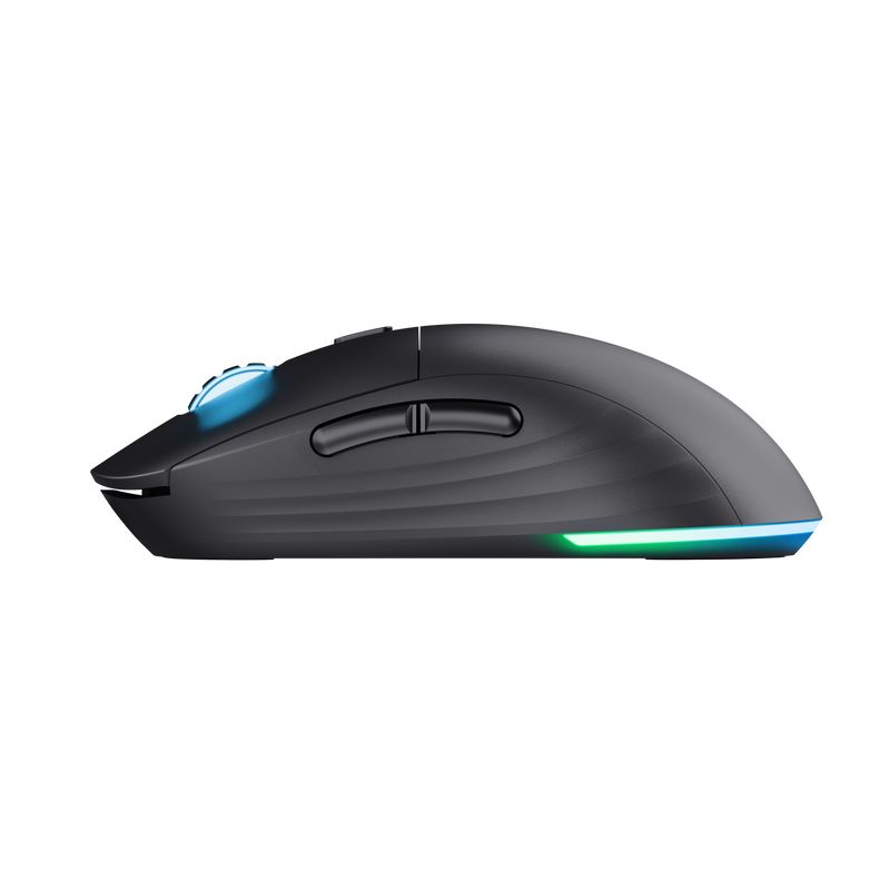 25127 - Ratn Gaming Trust GXT 927 Redex+ Ergonmico Diestro Lser RGB RF Wireless/USB-A 25600dpi 6 Botones Negro (25127)