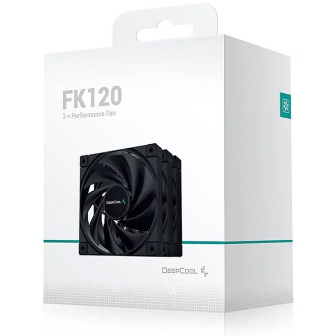 R-FK120-BKNPF3-G-1 - Ventilador DeepCool FK120 3x12cm Negro (R-FK120-BKNPF3-G-1)