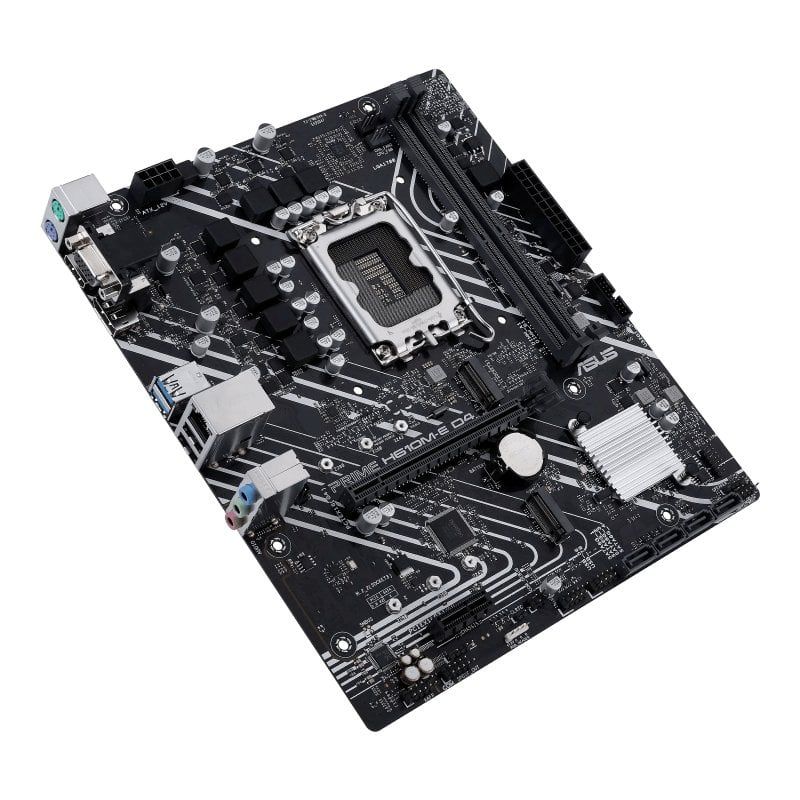 OUT8789 - Placa base ASUS PRIME H610M-E-CSM:(1700) 2DDR5 HDMI DP VGA mATX (OUT8789). Buen estado. BIOS actualizada. Sin caja original. Con chapa trasera. (OUTLET)