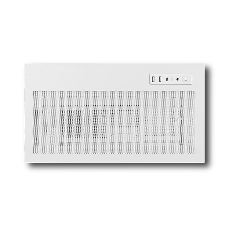 NXHUMMERGLOCKWH - Caja NOX Ventana Frontal/Lateral de Cristal Templado ARGB 2xUSB-A 3.0 1xUSB-C 3.1 ATX mATX ITX Blanca (NXHUMMERGLOCKWH)