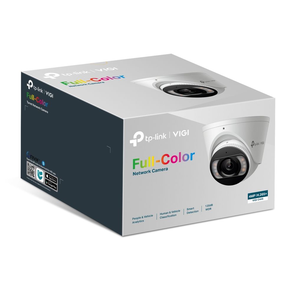 VIGI C445(2.8mm) - Cmara IP TP-Link 4mp H.265 Color IP67 Blanca (VIGI C445 2.8mm)