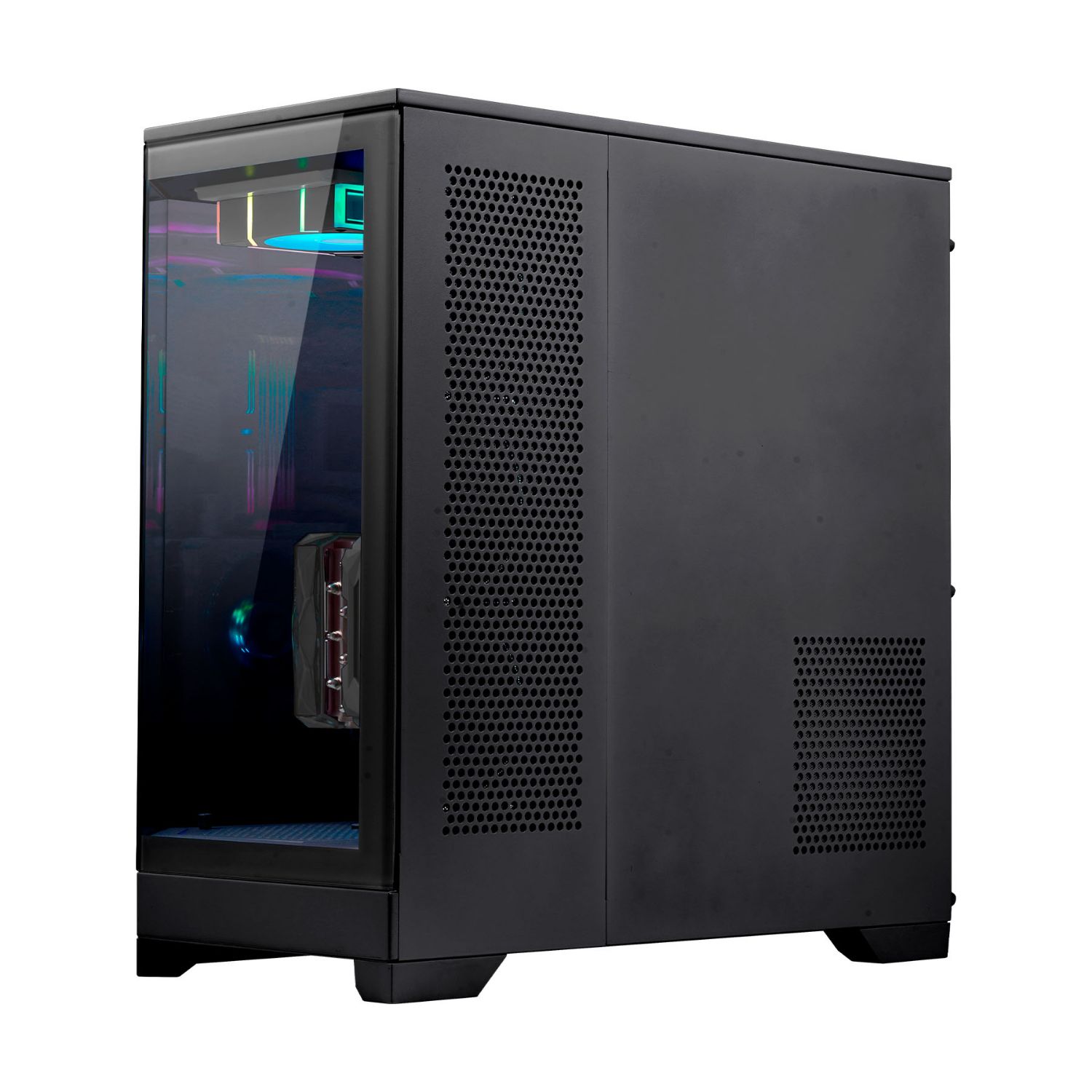 AB130211 - Caja Abysm Gaming Danube Sava H600 Ventana Lateral de Cristal Templado ARGB 2xUSB-A 3.0 1xUCB-C 3.1 ATX EATX ITX mATX Negra (AB130211)
