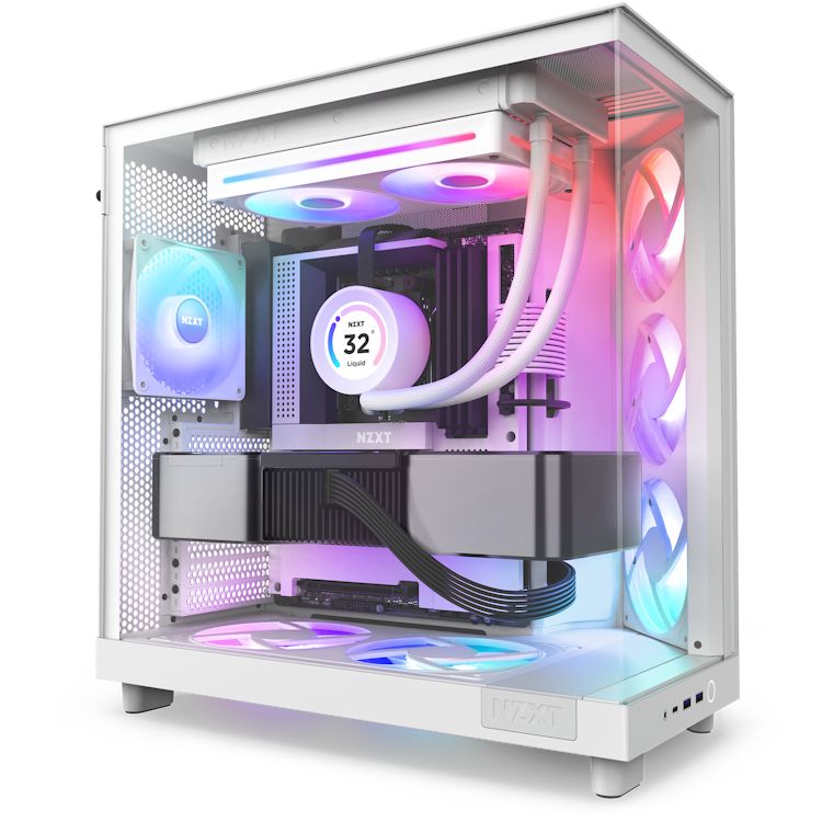 RF-U24HF-W1 - Ventilador CPU NZXT 2x120mm RGB Blanco (RF-U24HF-W1)
