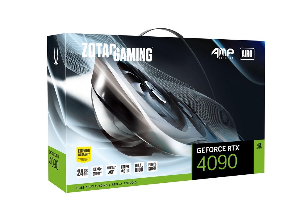 ZT-D40900B-10P - ZOTAC Gaming NVidia Geforce RTX4090 AMP EXTREME DDR6 24Gb (ZT-D40900B-10P)