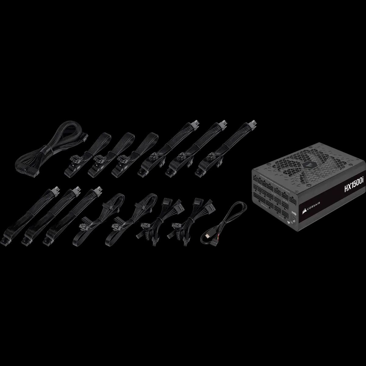 CP-9020215-EU - Fuente CORSAIR HX1500i Full Modular ATX 1500W 140mm SATA EPS 80 Plus Platinum Negra (CP-9020215-EU)