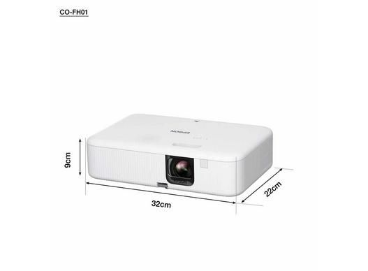 V11HA84040 - Proyector Epson CO-FH01 16:9 3000L 3LCD FHD 1xUSB 2.0 1xUSB-A 2.0 1xHDMI Blanco (V11HA84040)