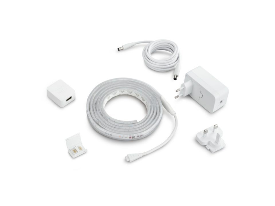 929002269101 - Tira Inteligente Philips Hue Ambiance Plus V4 LED RGB Blanco/Color 20W Bluetooth/Zigbee 2m (929002269101)